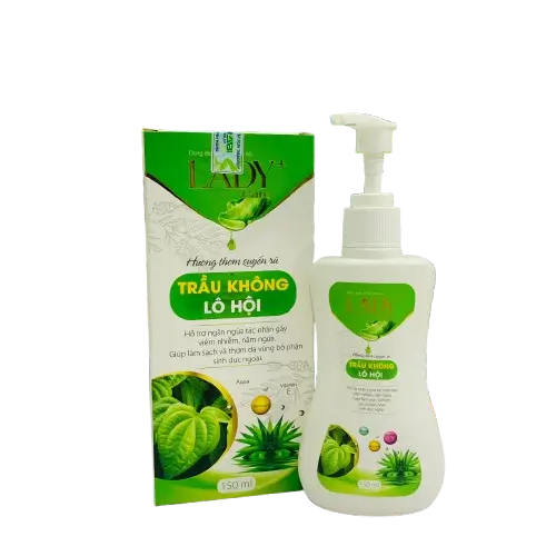 DUNG DỊCH VỆ SINH PHỤ NỮ TRẦU KHÔNG LÔ HỘI LADY CARE 150ml